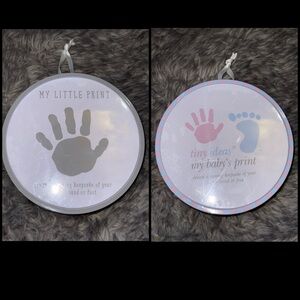Baby Handprint and Footprint Keepsake Set NWT